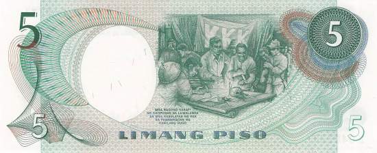 Philippinen 5 Piso 1969 p143b